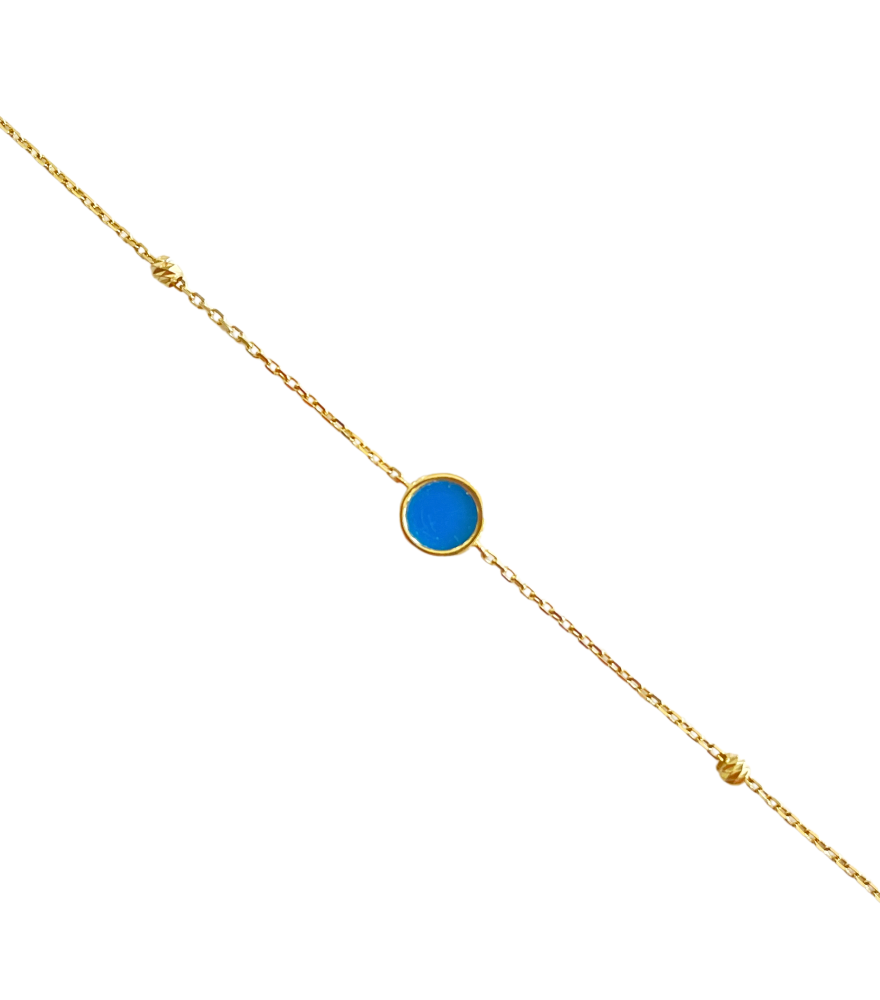 Eve Turquoise Bracelet in 18k Gold