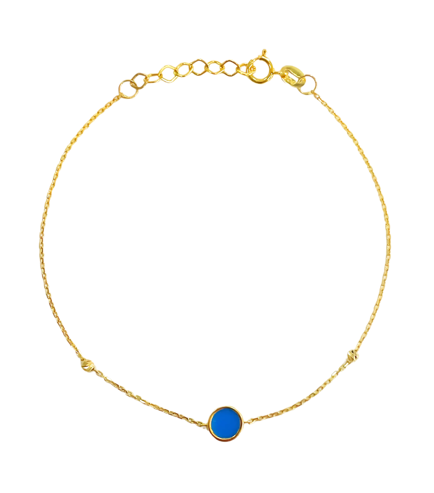 Eve Turquoise Bracelet in 18k Gold