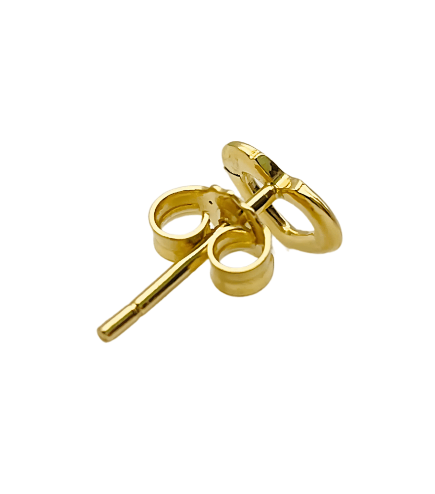 Hiba Heart Single Stud Earring in 18k Gold