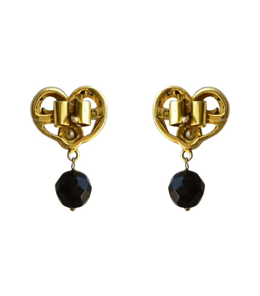 Rear View of Tarini Stud Earrings Jewelry for Pierced Ears 925 Sterling Silver Metal One Size 6.4gms
