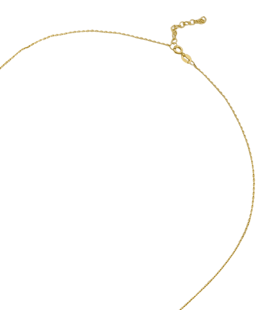 Nisa Mother of Pearl Necklace in 18K Gold