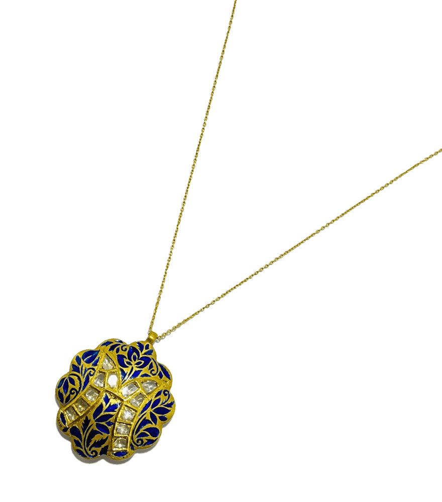 Akriti Polki Pendant in Gold