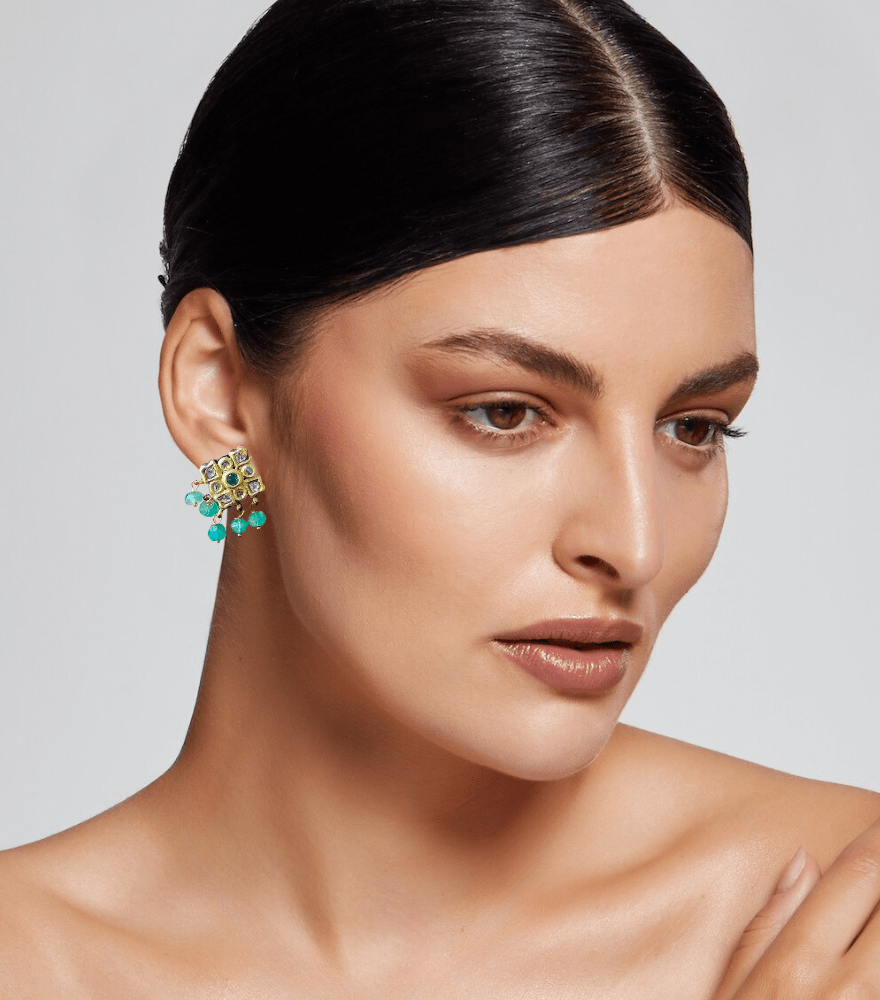Swati Earrings in Gold