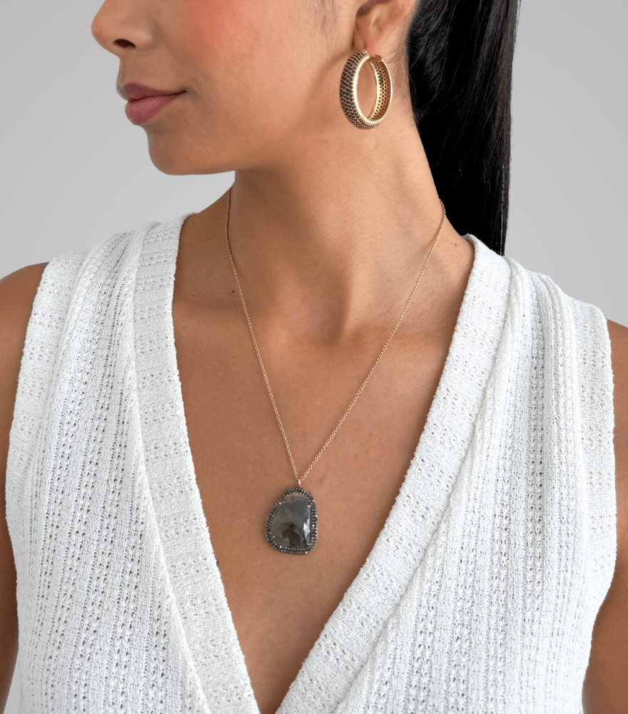 Nisa Pendant Necklace in Sterling Silver