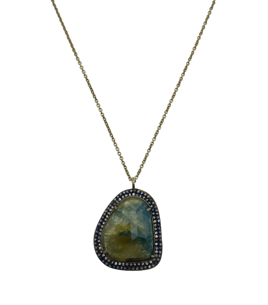 Nisa Pendant Necklace in Sterling Silver