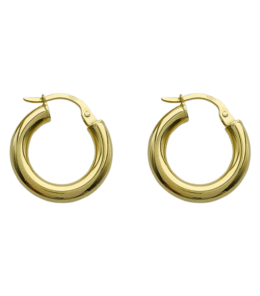 Piccola Hoop Earrings in 18k Yellow Gold