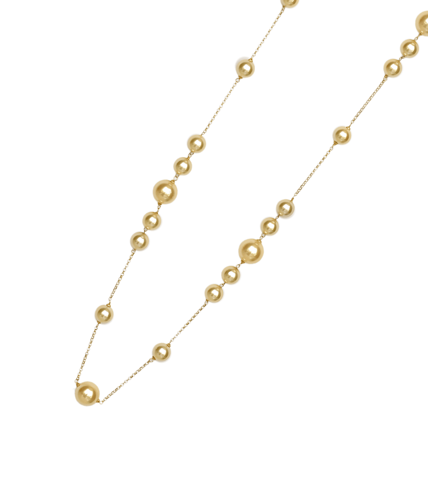 Alisha Pearl Necklace in 18k Gold